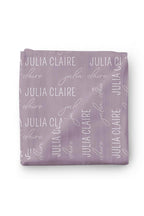 Personalized Baby Name Swaddle Blanket