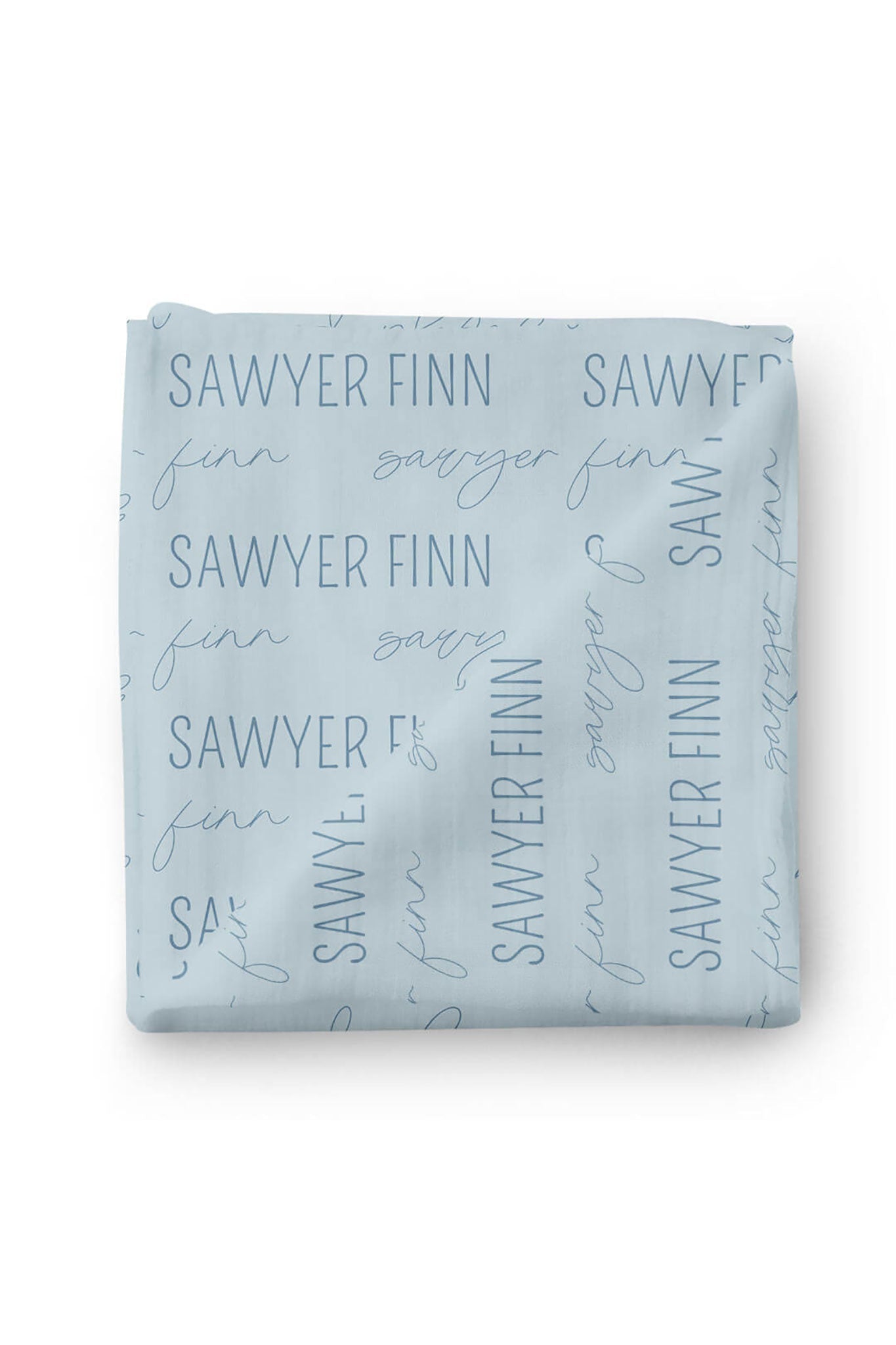 Personalized Baby Name Swaddle Blanket