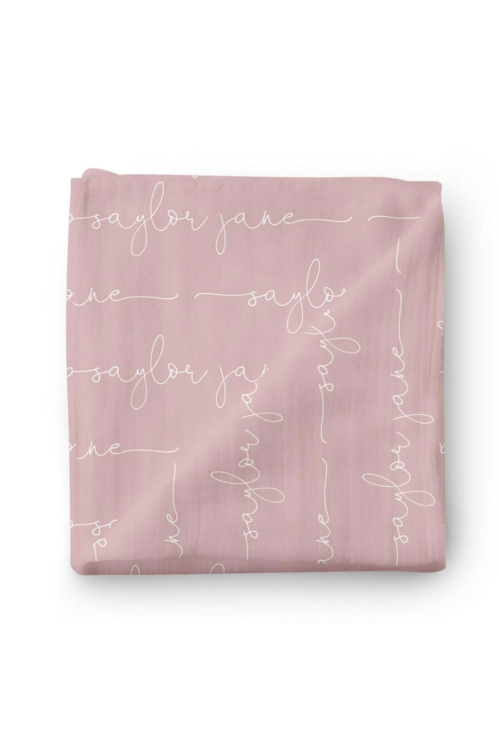 Personalized Baby Name Swaddle Blanket