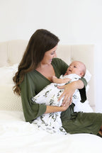 Bamboo Knit Maternity Robe | Solids