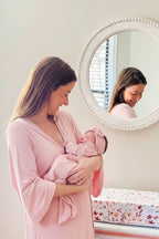 Bamboo Knit Maternity Robe | Solids
